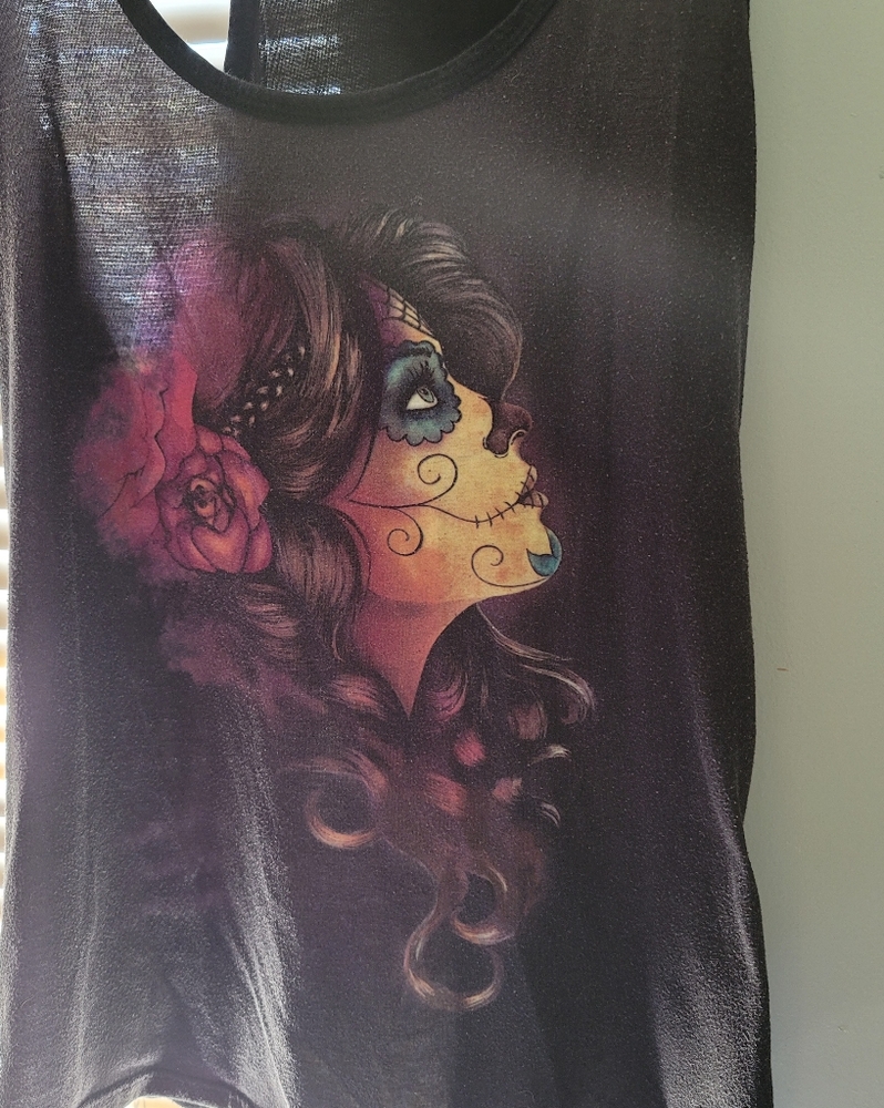 Sugar Skull Profile Tank